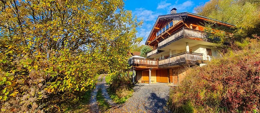 Chalet Plein Sud en automne