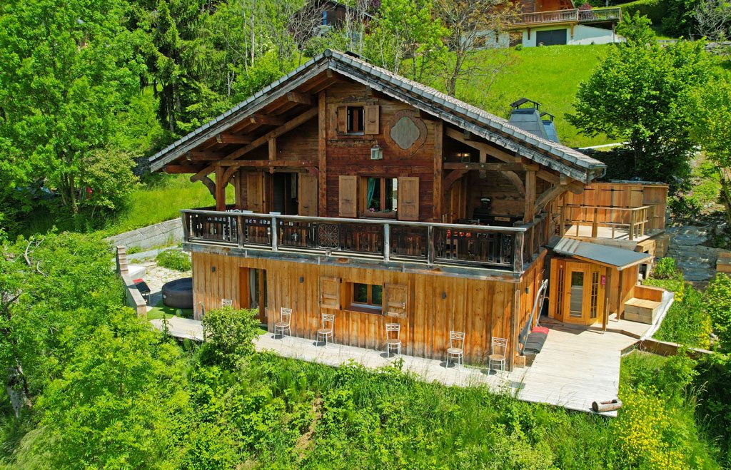 Chalet 1000 — vue aérienne